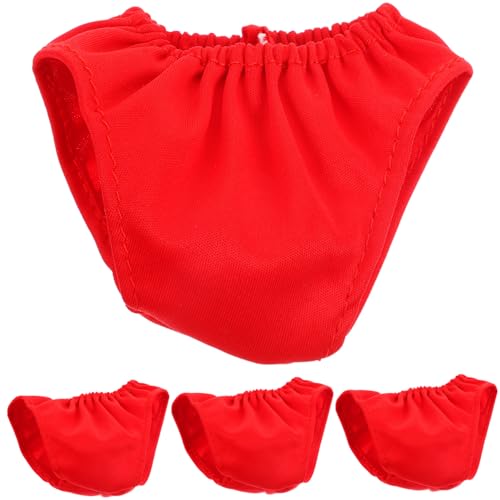 Gatuida 4 Stück Teiliges Puppenunterwäsche für Puppen Rote Doll Panties Weiche Unterhosen DIY Puppenbekleidung Spielerisches Zubehör Gatuida 4 Stück Teiliges Puppenunterwäsche für Puppen Rote Doll Panties Weiche Unterhosen DIY Puppenbekleidung Spielerisches Zubehör von Gatuida