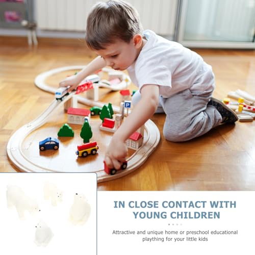 Gatuida 4 Stück Teiliges Realistische Polar Bear Tierfiguren aus Hochwertigem Harz Detailgetreue Miniatur Desktop Dekoration Pädagogisches Kinderspielzeug zur Frühkindlichen und Kreativen Gatuida 4 Stück Teiliges Realistische Polar Bear Tierfiguren aus Hochwertigem Harz Detailgetreue Miniatur Desktop Dekoration Pädagogisches Kinderspielzeug zur Frühkindlichen und Kreativen von Gatuida