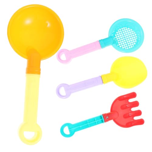 Gatuida 4 Stück Teiliges Sandspielzeug Bunte Kunststoff Schaufeln für Strand Garten Outdoor Party zum Sandgraben und Sandformen Spiel Zufällige Farbe Zufällige Farbe von Gatuida