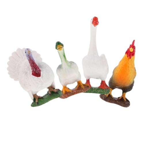 Gatuida 4 Stück Teiliges Set Miniatur Bauernhoftiere Realistische Enten Gänse und Hühner Figuren Kunststoff für Dekoration Bildung und Kreative Spiele für Familien Gatuida 4 Stück Teiliges Set Miniatur Bauernhoftiere Realistische Enten Gänse und Hühner Figuren Kunststoff für Dekoration Bildung und Kreative Spiele für Familien von Gatuida