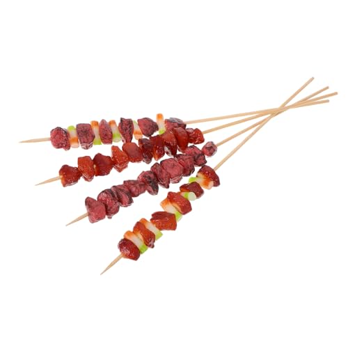 Gatuida 4 Stück Teiliges Set Realistische Bbq Spieße Fake Modelle für Fotografie Küche und Partys Lamm und Rindfleisch Darstellungen Vielseitige Dekorations und DIY Requisiten Gatuida 4 Stück Teiliges Set Realistische Bbq Spieße Fake Modelle für Fotografie Küche und Partys Lamm und Rindfleisch Darstellungen Vielseitige Dekorations und DIY Requisiten von Gatuida