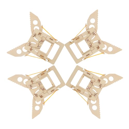 Gatuida 4 Stück Teiliges Stem Bausatz Holzmechanische Zangen Modell DIY Kreatives Technikspielzeug für Erwachsene Schulprojekte Wissenschaft Experimente von Gatuida