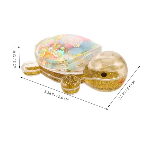 Gatuida 4 Stück Teiliges Turtle Figurine Sandspielzeug Dekorative Tortoise Modelle für Aquarium Schreibtisch Kinderzimmer Büro Vielseitige Meerestier Deko von Gatuida