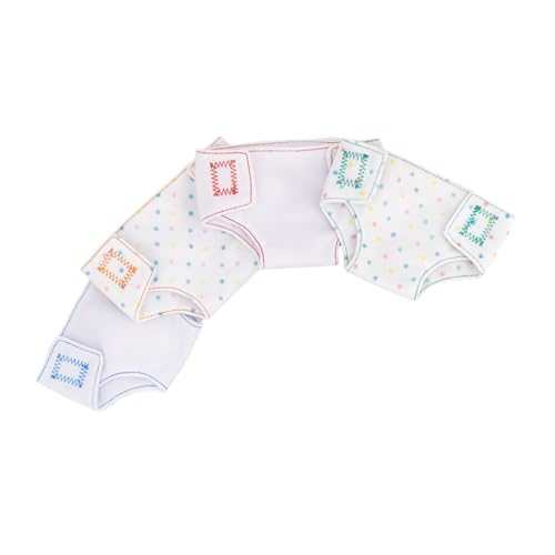 Gatuida 4 Stück Teiliges Wiederverwendbarer Puppenwindeln aus Verstellbar Waschbar Zubehör für Puppen für Realistisches Rollenspiel und Puppenkleidung Gatuida 4 Stück Teiliges Wiederverwendbarer Puppenwindeln aus Verstellbar Waschbar Zubehör für Puppen für Realistisches Rollenspiel und Puppenkleidung von Gatuida