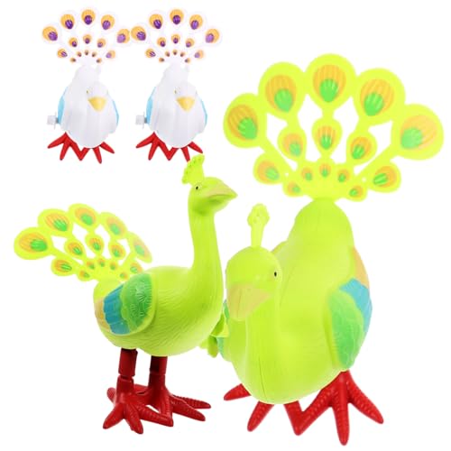 Gatuida 4 Stück Teiliges Wind Up mit Springenden Pfauen Lustiges Mechanisches Uhrwerkspielzeug für Batterielos Fördert Hand Auge Koordination und Eltern Junge Mädchen Interaktion Weiß Gatuida 4 Stück Teiliges Wind Up mit Springenden Pfauen Lustiges Mechanisches Uhrwerkspielzeug für Batterielos Fördert Hand Auge Koordination und Eltern Junge Mädchen Interaktion Weiß von Gatuida