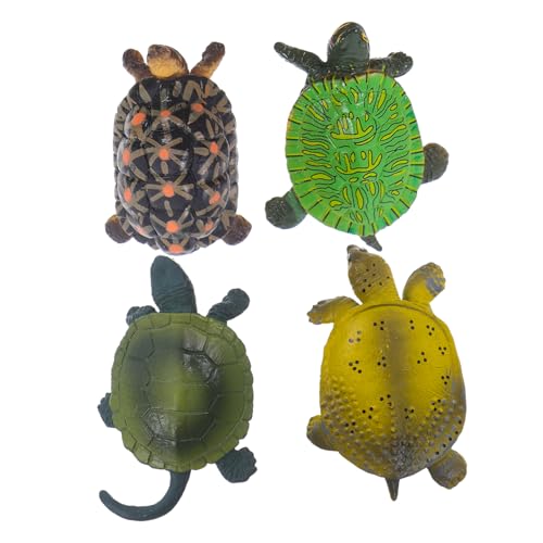 Gatuida 4 Stücke Realistische Tierfiguren für Lernspiele Partydekoration und Cupcake Topper für Kindergeburtstage und Feiertagsfeiern von Gatuida