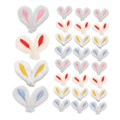 Gatuida 40 Stück Hasenohren Haarschmuck Hasenohren Zum Basteln Hasenohren-ornament Zubehör Für Hasenohren Mini-hasenohren Hasenohren-haarspangen Hasenohren Masse Hasenohren Cosplay Plüsch von Gatuida