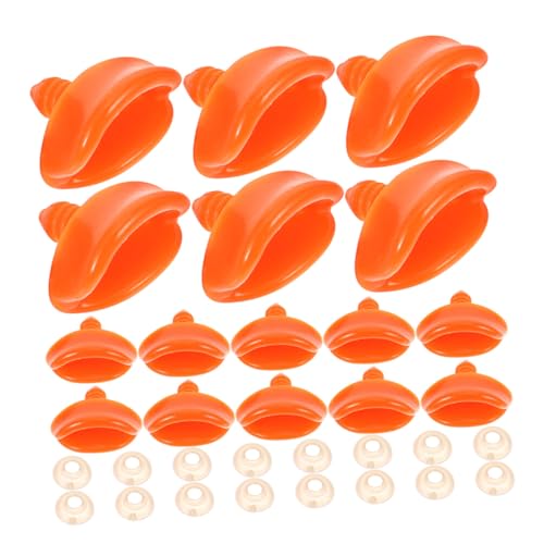 Gatuida 40 Stück Teiliges DIY Entenschnabel Zubehör Set aus Kunststoff Einfach zu Installierende Ersatzteile für Tierpuppen und Kuscheltiere zum Basteln und Reparieren von von Gatuida