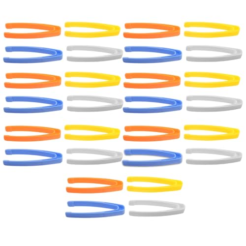Gatuida 40-teiliges Perlenpinzetten-Set: Kunststoff-Zange für Kleinkinder, sensorisches Spielen, Kinder, Experimente, Spielzeug, Basteln, rutschfeste Lehrpinzette, DIY-Bastelprojekt-Zubehörset von Gatuida