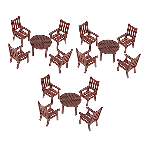 Gatuida 4Sätze Miniaturmöbel Set Teiliges Tisch Stuhl Set für Puppenhaus Miniaturszenen für DIY Miniaturverzierungen Gatuida 4Sätze Miniaturmöbel Set Teiliges Tisch Stuhl Set für Puppenhaus Miniaturszenen für DIY Miniaturverzierungen von Gatuida