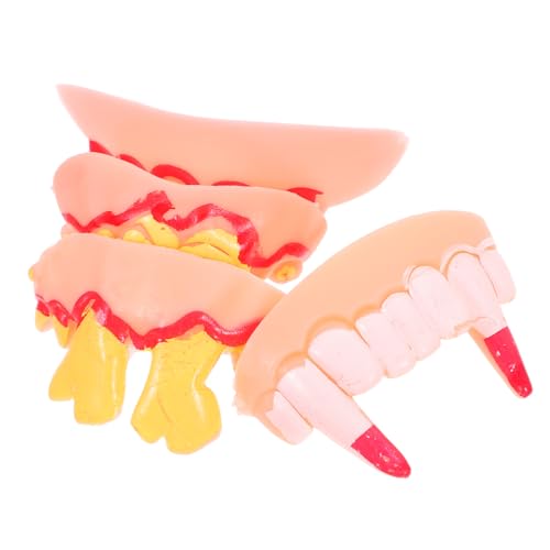 Gatuida 4Stücke Halloween Kostümzähne Falsche Zähne für Cosplay Gruselige Requisiten für Halloween Witzige Zahnersatz Spielzeuge Schiefe Zähne Gabelzähne Zombie Zähne Kleine Gatuida 4Stücke Halloween Kostümzähne Falsche Zähne für Cosplay Gruselige Requisiten für Halloween Witzige Zahnersatz Spielzeuge Schiefe Zähne Gabelzähne Zombie Zähne Kleine von Gatuida