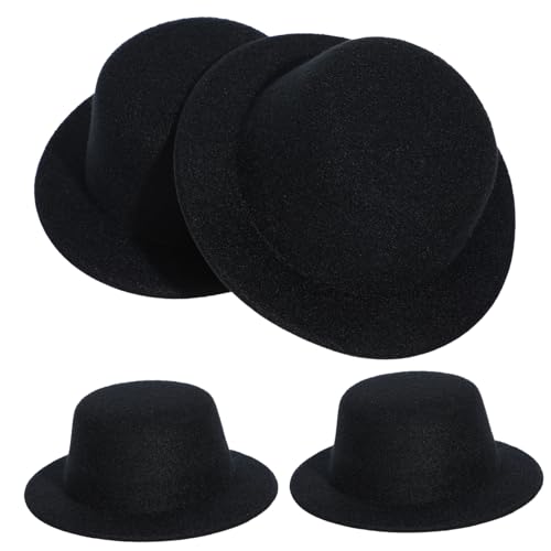 Gatuida 4Stücke Kleine Formale Hüte Teiliges für DIY Haarnadelhüte für Kreative Bastelprojekte und Stylische Kopfschmuck Accessoires von Gatuida