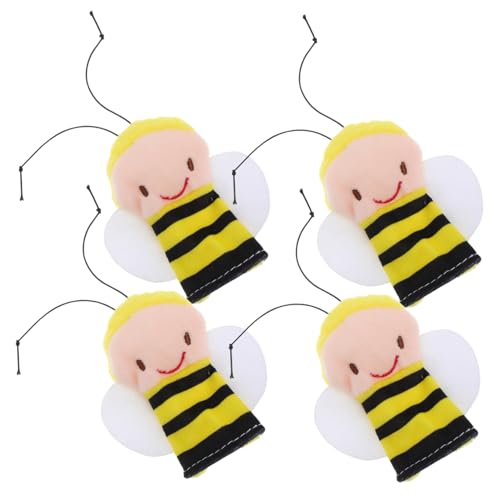 Gatuida 4Stücke Niedliche Bienen Fingerpuppen aus Plüsch für Interaktive Handpuppen für Geschichtenerzählen und Kreative Spielmomente für Kleinkinder und Partys Gatuida 4Stücke Niedliche Bienen Fingerpuppen aus Plüsch für Interaktive Handpuppen für Geschichtenerzählen und Kreative Spielmomente für Kleinkinder und Partys von Gatuida