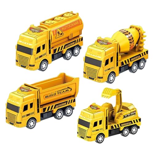 Gatuida 4Stücke Reibungsbetriebene LKW für BAU LKW Modelle aus Kunststoff für Kreative Spielmomente und Lernspaß Gatuida 4Stücke Reibungsbetriebene LKW für BAU LKW Modelle aus Kunststoff für Kreative Spielmomente und Lernspaß von Gatuida