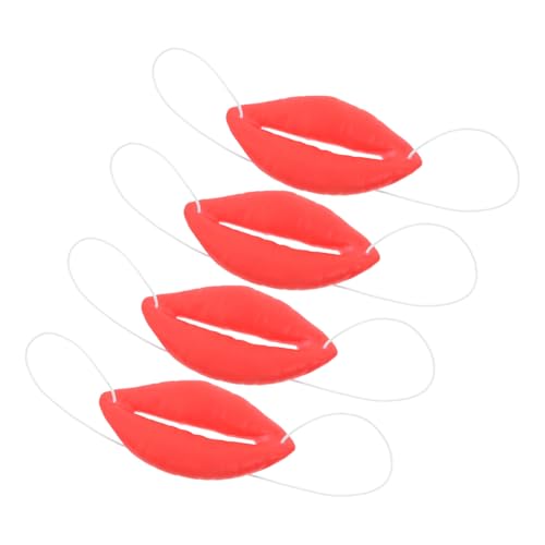 Gatuida 4Stücke Wurst Mund Gesichts Requisiten Lustige Rote Lippen für Junggesellenabschied Cosplay Maskerade Spaßige Party Supplies für Unvergessliche Gatuida 4Stücke Wurst Mund Gesichts Requisiten Lustige Rote Lippen für Junggesellenabschied Cosplay Maskerade Spaßige Party Supplies für Unvergessliche von Gatuida
