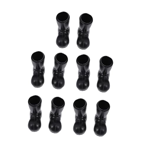 Gatuida 5 Paare Miniatur Weihnachtsmann Stiefel Modelle Mini Schuhe Ornamente Kreative Puppenhaus Deko Festliche Weihnachtsdeko Zubehör für DIY und Tischdeko von Gatuida