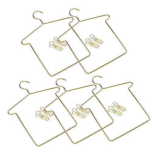 Gatuida 5 Sätze Puppenaufhänger Mini-Kleiderbügel Kleiderbügel für Babys kleiderbügel für puppenkleidung puppenkleiderbügel kleiderständer -Kleiderbügel für Mädchen Mini-Hausschmuck Gatuida 5 Sätze Puppenaufhänger Mini-Kleiderbügel Kleiderbügel für Babys kleiderbügel für puppenkleidung puppenkleiderbügel kleiderständer -Kleiderbügel für Mädchen Mini-Hausschmuck von Gatuida