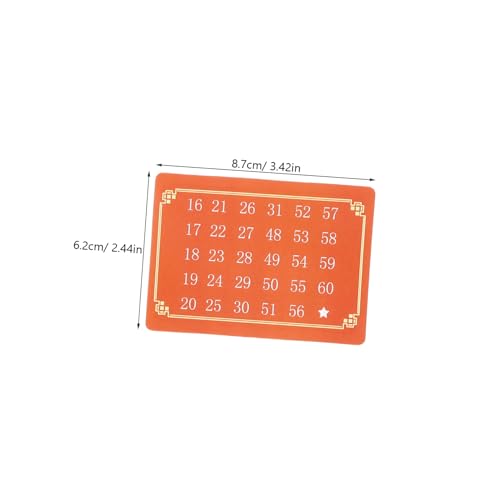 Gatuida 5 Sätze Telepathische Zahlenkarten Mentalspielzeug Halloween Mindreading Tricks für Bühnenauftritte Party Unterhaltung und Magische Gedankenlese Spiele von Gatuida