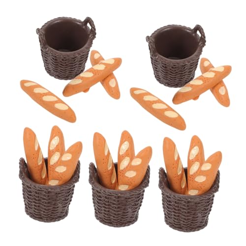 Gatuida 5 Satz Realistische Mini-brotmodelle mit Mini-brotkörben Detailgetreu Kompakt und Vielseitig für Puppenhausdekoration Bäckerei-dioramen Fotorequisiten und Bastelprojekte Gatuida 5 Satz Realistische Mini-brotmodelle mit Mini-brotkörben Detailgetreu Kompakt und Vielseitig für Puppenhausdekoration Bäckerei-dioramen Fotorequisiten und Bastelprojekte von Gatuida