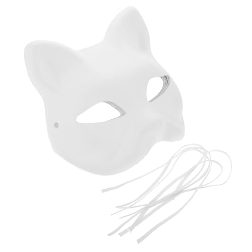 Gatuida Maske 5 Katzenmasken Anmalen – Weiße Diy Papiermasken Für Cosplay - Halloween Partys – Leere Kunstmasken Für Kreative Gestaltung Designs Gatuida Maske 5 Katzenmasken Anmalen – Weiße Diy Papiermasken Für Cosplay - Halloween Partys – Leere Kunstmasken Für Kreative Gestaltung Designs von Gatuida