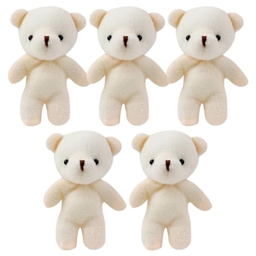Gatuida 5 Stück Mini Bär Plüschspielzeug Süße Weiche für DIY Valentinstagsgeschenke Schlüsselanhänger oder Luggage Pendant für Hochzeiten und Partys Gatuida 5 Stück Mini Bär Plüschspielzeug Süße Weiche für DIY Valentinstagsgeschenke Schlüsselanhänger oder Luggage Pendant für Hochzeiten und Partys von Gatuida