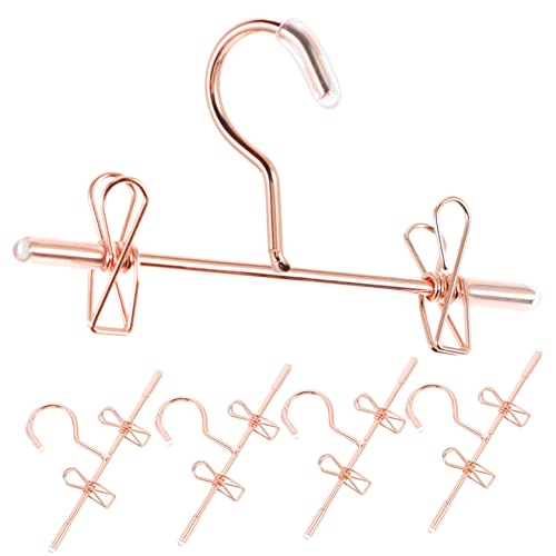 Gatuida 5 Stück Mini Kleiderbügel für Puppen Teiliges Zierliche Mini Hänger für Puppenbekleidung Hausdekoration und Spielzeugzubehör von Gatuida
