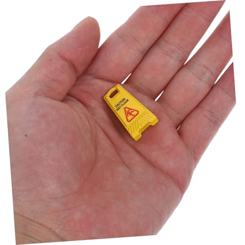 Gatuida 5 Stück Miniatur Rutschgefahr Warnschild Teilig Realistische Bodenwarnschilder für Puppenhaus Dekoration Sicherheitsaufsteller für Rollenspiel und Lernspielzeug Gatuida 5 Stück Miniatur Rutschgefahr Warnschild Teilig Realistische Bodenwarnschilder für Puppenhaus Dekoration Sicherheitsaufsteller für Rollenspiel und Lernspielzeug von Gatuida