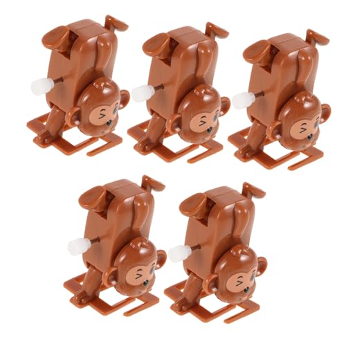 Gatuida 5 Stück Teiliges Aufziehspielzeug Niedliche Affenform Wind Up Tierfiguren für Ab Jahren Fördert Kreativität und Motorik Sichere Materialien für Partys und Feiertage Gatuida 5 Stück Teiliges Aufziehspielzeug Niedliche Affenform Wind Up Tierfiguren für Ab Jahren Fördert Kreativität und Motorik Sichere Materialien für Partys und Feiertage von Gatuida