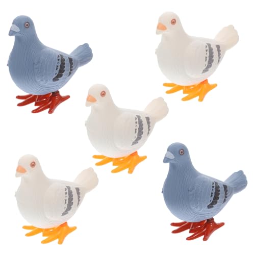 Gatuida 5 Stück Teiliges Aufziehspielzeug Taube Kinderinteraktives Wind-up Lustiges Lernspielzeug für Jungen und Mädchen Zufällige Farben Desktop Dekoration Zufällige Farbe von Gatuida