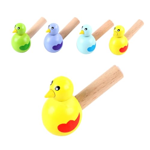 Gatuida 5 Stück Teiliges Holzpfeifen Lernspielzeug Musikförderndes Babyspielzeug Cartoon Vogel Design Sicher Pädagogisch Für Jungen Mädchen Geburtstag Geschenk Zufällige Zufällige Farbe von Gatuida