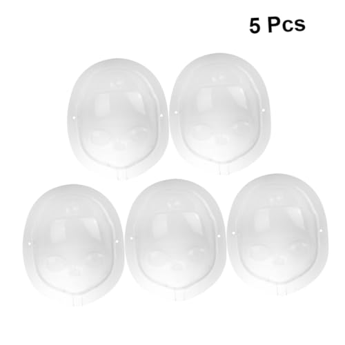 Gatuida 5 Stück Teiliges Mini Puppen Gesichtsschutz Transparente Staubdichte DIY Masken mit Doppelösen Langlebiges Zubehör für Puppen Make Up und Bastelbedarf Gatuida 5 Stück Teiliges Mini Puppen Gesichtsschutz Transparente Staubdichte DIY Masken mit Doppelösen Langlebiges Zubehör für Puppen Make Up und Bastelbedarf von Gatuida