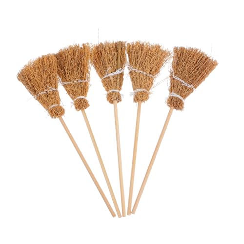Gatuida 5 Stück Teiliges Miniatur Besen Set für Puppenhäuser Realistische Mini Handbesen Detailreiche Puppenhaus Zubehör für Küchen und Gartendekor Maßstäblichkeit für DIY Sammler Gatuida 5 Stück Teiliges Miniatur Besen Set für Puppenhäuser Realistische Mini Handbesen Detailreiche Puppenhaus Zubehör für Küchen und Gartendekor Maßstäblichkeit für DIY Sammler von Gatuida