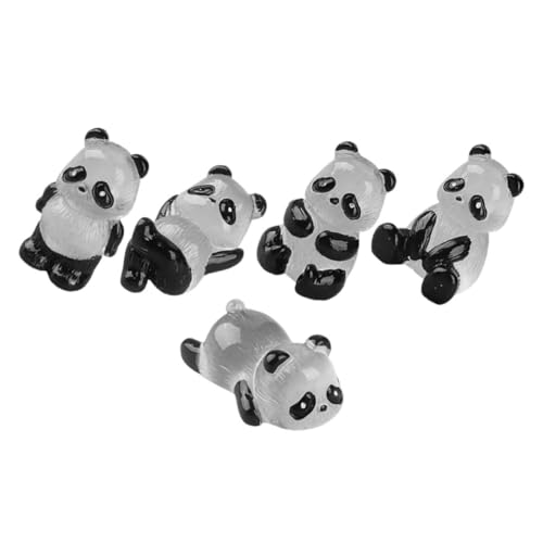 Gatuida 5stücke Miniatur-Panda-Figur Aus Kunstharz Leuchtend Im Dunkeln Tierfigur Für Garten Balkon Mikro-landschaftsdeko Gatuida 5stücke Miniatur-Panda-Figur Aus Kunstharz Leuchtend Im Dunkeln Tierfigur Für Garten Balkon Mikro-landschaftsdeko von Gatuida