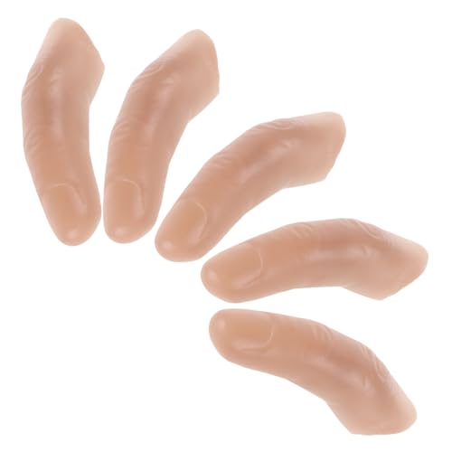 Gatuida 5 Stück Teiliges Set Extralanger Realistischer Fake Finger für Theater und Vielseitige Gimmick Prop für Rollenspiele und Dramatische Requisiten mit Authentischem Look Gatuida 5 Stück Teiliges Set Extralanger Realistischer Fake Finger für Theater und Vielseitige Gimmick Prop für Rollenspiele und Dramatische Requisiten mit Authentischem Look von Gatuida
