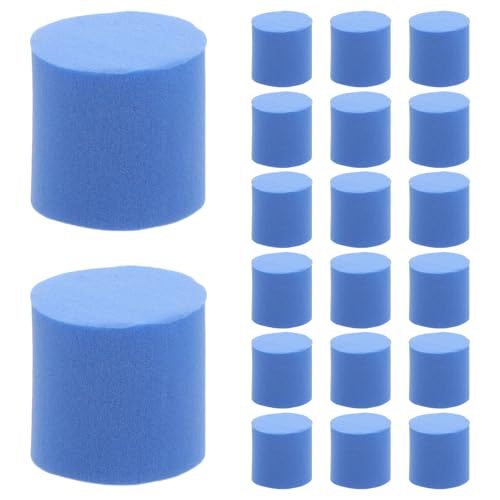 Gatuida 50 Stück Ameisenhabitat-Schwammstopfen: Fütterungszubehör für Reagenzglaskolonienunterkünfte – Rundlochstopfen für die Nestverwaltung von Gatuida