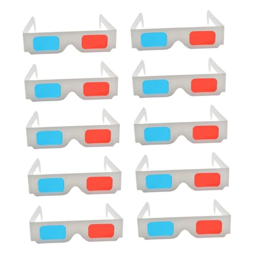 Gatuida 50 Stück Anaglyph Kartonbrille Rot Blau für Filme Universalgröße Erwachsene Partybrillen für Filmabende und Festivals Gatuida 50 Stück Anaglyph Kartonbrille Rot Blau für Filme Universalgröße Erwachsene Partybrillen für Filmabende und Festivals von Gatuida