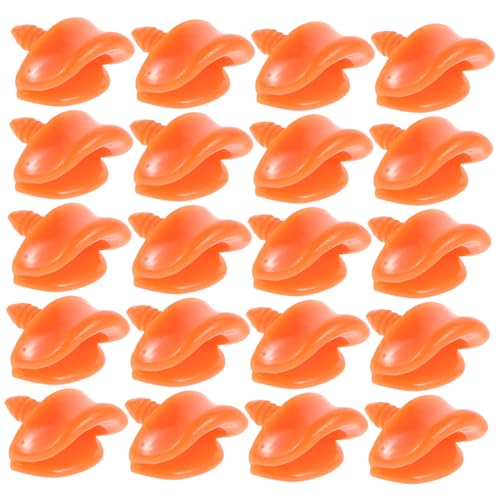 Gatuida 50 Stück Kleiner Entenschnabel Münder Mund Ente Tierspielzeug Mini-Enten Stockente Winzig Lustig Kleinkinder Sachen Orange von Gatuida