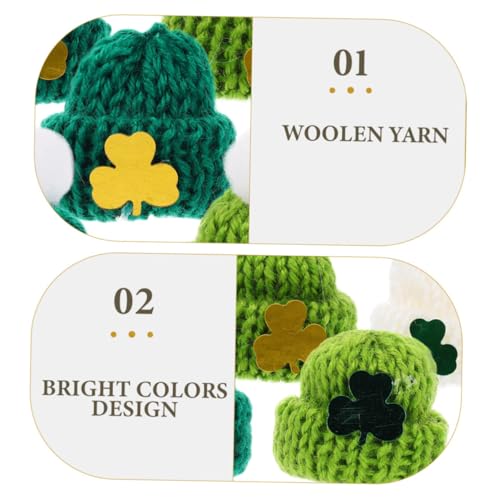 Gatuida 50 Stück Mini Strickmützen St Patrick Day Bastelset Weiche Mini Häkelmützen mit Grün weiß Gold Akzenten DIY Party deko und Puppenzubehör Designs Je für Kreative Bastelprojekte Gatuida 50 Stück Mini Strickmützen St Patrick Day Bastelset Weiche Mini Häkelmützen mit Grün weiß Gold Akzenten DIY Party deko und Puppenzubehör Designs Je für Kreative Bastelprojekte von Gatuida