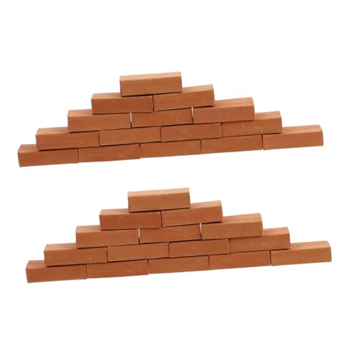 Gatuida 50 Stück Miniatur Ziegelsteine Rot ohne DIY Bausteine für Puppenhaus Gartengestaltung und Modellbau Kreatives Bastelspielzeug für Schule und Freizeit Gatuida 50 Stück Miniatur Ziegelsteine Rot ohne DIY Bausteine für Puppenhaus Gartengestaltung und Modellbau Kreatives Bastelspielzeug für Schule und Freizeit von Gatuida