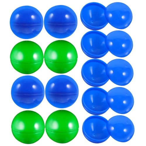 Gatuida 50 Stück Offene Lotteriekugeln Klein Leichte PVC Raffle Bälle zum Befüllen für Party Tombola Spiele und Freizeitveranstaltungen Geburtstag Dekoration von Gatuida