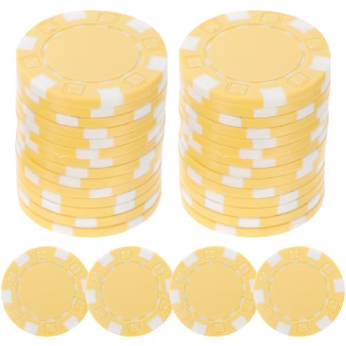 Gatuida 50 Stück Poker Chips Robuste Runde Spielchips aus Kunststoff für Casinospiele und Punktbelohnungen für Verschiedene Spiele und Kreative Anwendungen Gatuida 50 Stück Poker Chips Robuste Runde Spielchips aus Kunststoff für Casinospiele und Punktbelohnungen für Verschiedene Spiele und Kreative Anwendungen von Gatuida