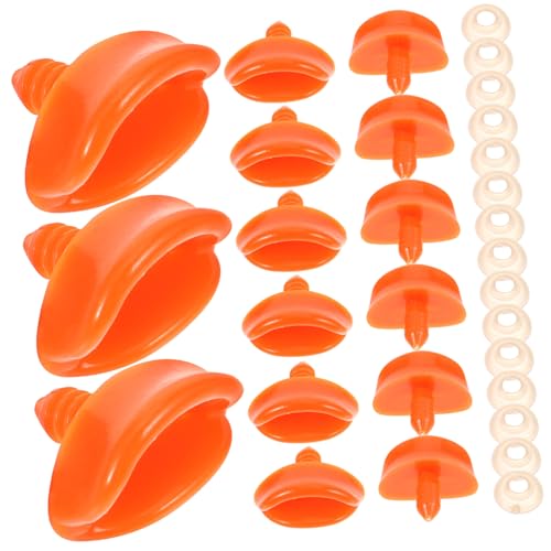 Gatuida 50 Stück Schnabelenten Mini Entenmünder Mini Spielzeugmund Set Puppen Entenschnäbel Bastelmund Sicherheitsschnabel Dekorationsmünder Babymünder Für Stofftiere Zubehör von Gatuida