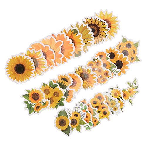 Gatuida 50 Stück Sonnenblumenaufkleber Wasserfeste Selbstklebende Blumenaufkleber Für Laptop Wasserflasche Und Scrapbooking Ästhetische Deko Für Jugendliche Und Erwachsene Leicht Gatuida 50 Stück Sonnenblumenaufkleber Wasserfeste Selbstklebende Blumenaufkleber Für Laptop Wasserflasche Und Scrapbooking Ästhetische Deko Für Jugendliche Und Erwachsene Leicht von Gatuida