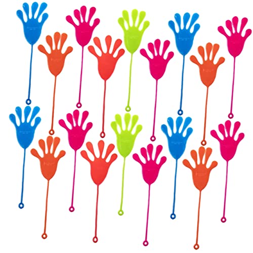 Gatuida 50 Stück Teiliges Dehnbarer Handspielzeuge für Elastische Finger Spielzeuge als Party Zufälligen Farben für Geburtstagsfeiern und Besondere Anlässe Zufällige Farbe Zufällige Farbe von Gatuida