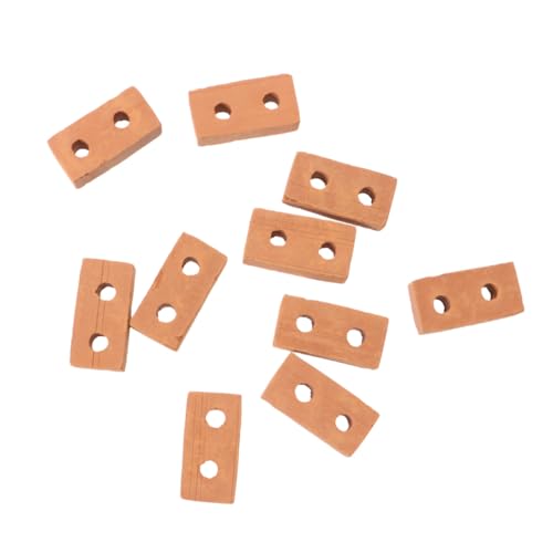 Gatuida 50 Stück Teiliges Miniatur Rotziegel Modellset Realistische DIY Ziegelstein Modelle für Sandtisch Garten und Architekturdekoration Geeignet für Erwachsene Modellbau Gatuida 50 Stück Teiliges Miniatur Rotziegel Modellset Realistische DIY Ziegelstein Modelle für Sandtisch Garten und Architekturdekoration Geeignet für Erwachsene Modellbau von Gatuida