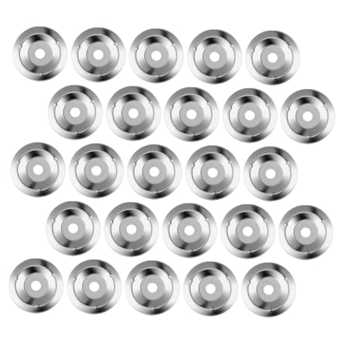 Gatuida 50 Stück Teiliges Tambourin Stahlringe Cymbal Bell Jingle Percussion Zubehör Robuste Metallringe mit Innenloch Klingend Einfache Montage für Schlagzeug und Handpercussion Gatuida 50 Stück Teiliges Tambourin Stahlringe Cymbal Bell Jingle Percussion Zubehör Robuste Metallringe mit Innenloch Klingend Einfache Montage für Schlagzeug und Handpercussion von Gatuida