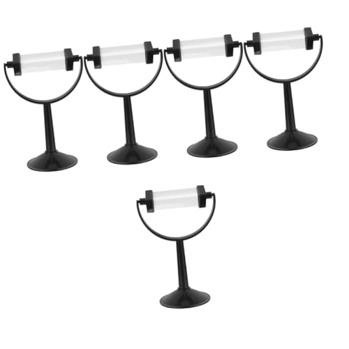 Gatuida 5st Halterung Prisma Dreieckig Prismenwürfel Optischer Experimentierkasten Konvexe Linse Physikalisches Experiment Lichtbrechungsprisma Farbprisma Fensterprisma Stand Glas von Gatuida