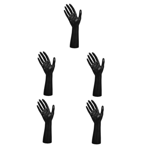 Gatuida 5st Handmodell-requisiten Ringhalter Hand Mannequin-schmuckhalter Handstatuen Zur Dekoration Schaufensterpuppenhände Handschmuckhalter Puppenhand Schmuckdisplay Handring Pvc Black Gatuida 5st Handmodell-requisiten Ringhalter Hand Mannequin-schmuckhalter Handstatuen Zur Dekoration Schaufensterpuppenhände Handschmuckhalter Puppenhand Schmuckdisplay Handring Pvc Black von Gatuida