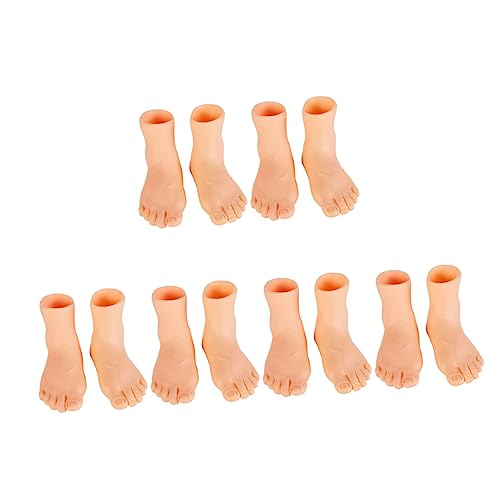 Gatuida 6 Paare Zehenfingerabdeckung falsche Füße Partygeschenk Fuß Säuglingsspielzeug Füße Fingerpuppen Mini Fingerpuppen für Kleinkinder Finger Füße Marionette Vinyl Gatuida 6 Paare Zehenfingerabdeckung falsche Füße Partygeschenk Fuß Säuglingsspielzeug Füße Fingerpuppen Mini Fingerpuppen für Kleinkinder Finger Füße Marionette Vinyl von Gatuida