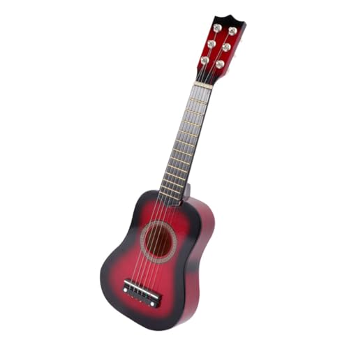 Gatuida 6 Saiter Kinderakustikgitarre Saiten Holz Gitarre Lernspielzeug für Anfänger mit Kinderfreundlichem Design und Leuchtenden Farben für Kreative Musikinstrumente von Gatuida